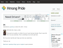 Tablet Screenshot of hmongpride.com